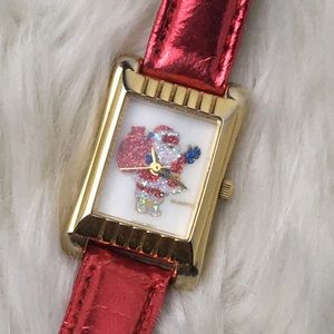Ladies nelsonic Christmas Santa Claus wrist watch